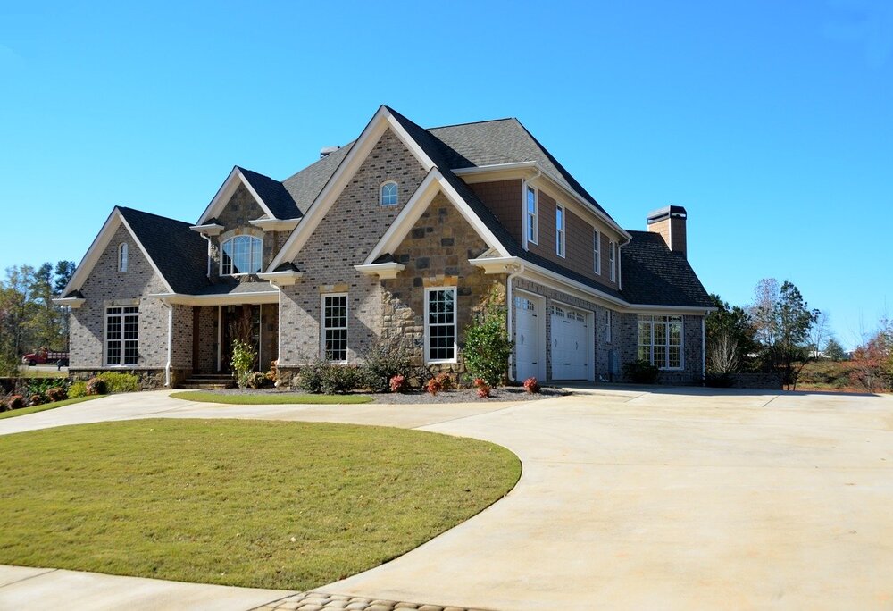 stock photo of suburban home